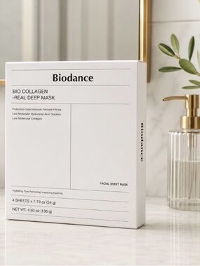 Biodance Bio Collagen Real Deep Mask 4 Sheet Pack Hydrating Korean Skincare NIB